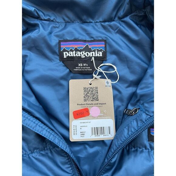 Patagonia Women’s Nano Puff Insulated Jacket Lagom Blue Size XS NWT $239 Org. - Picture 4 of 6